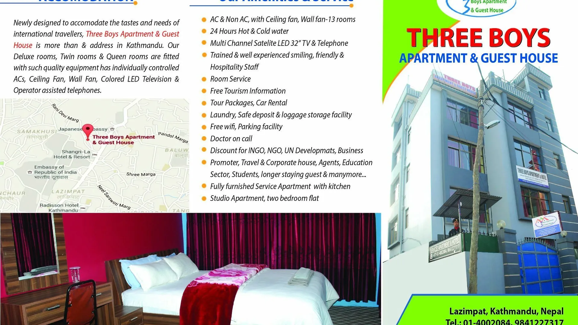 Three Boys Apartment Kathmandu Hotel